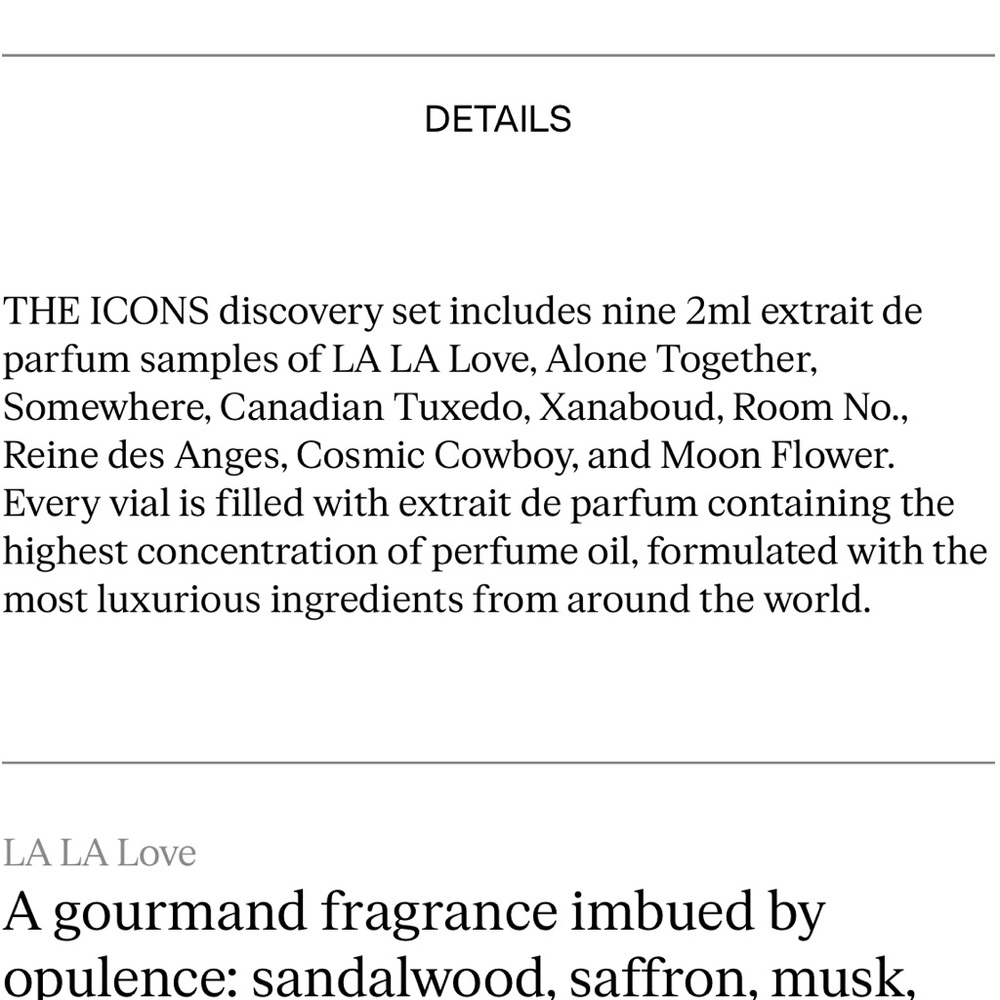 NIB Perfumehead the icons Perfume discovery set (9) $115 - Picture 4 of 15